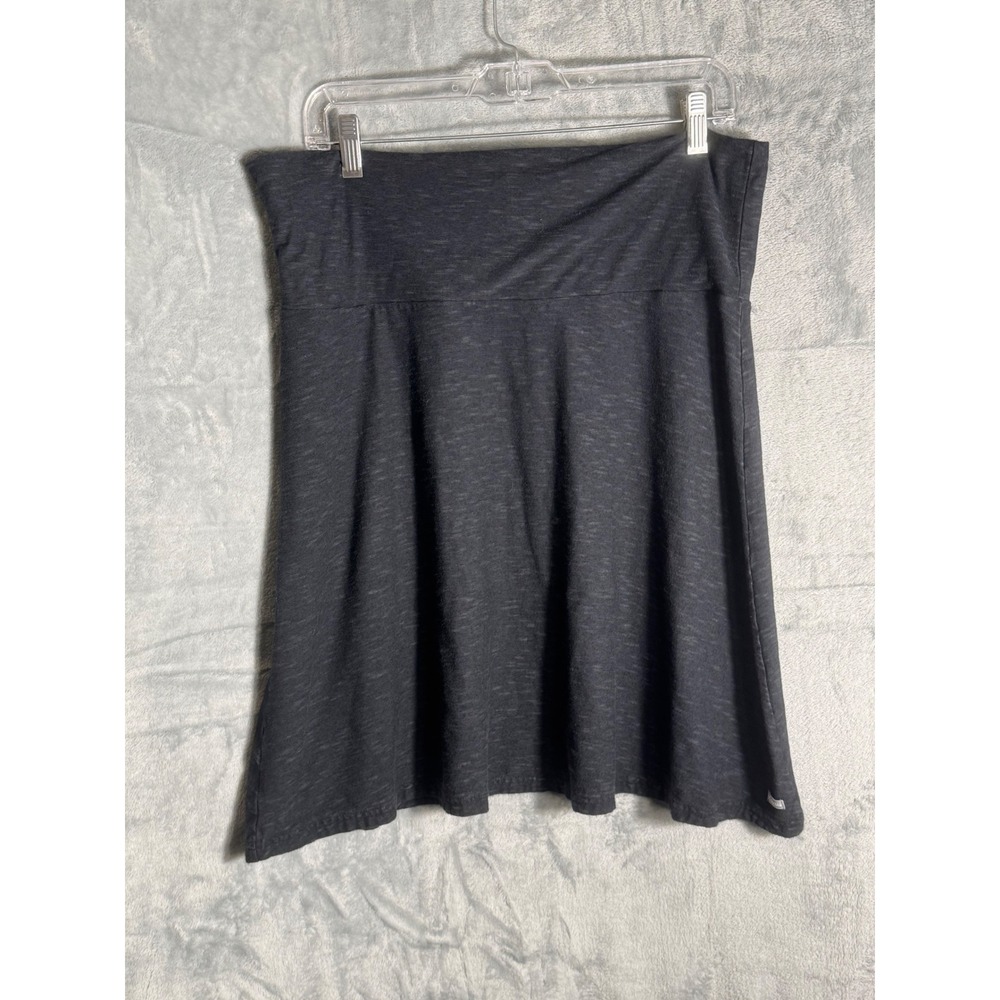 Columbia Womens Charcoal Heather Grey A-Line Skirt Large Active Outdoor Casual